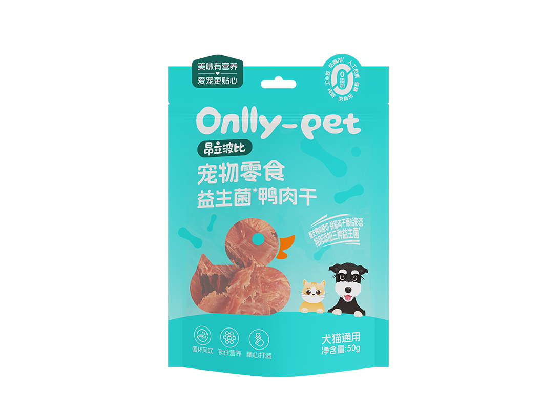 昂立波比宠物零食益生菌*鸭肉干